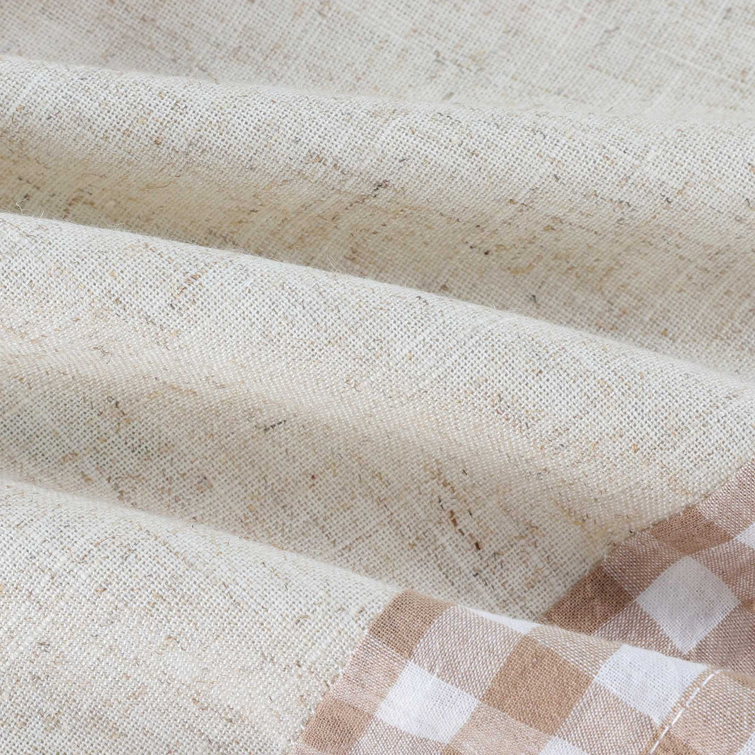 Landhausstil Scheibengardine mit Karomuster - Joyswahl