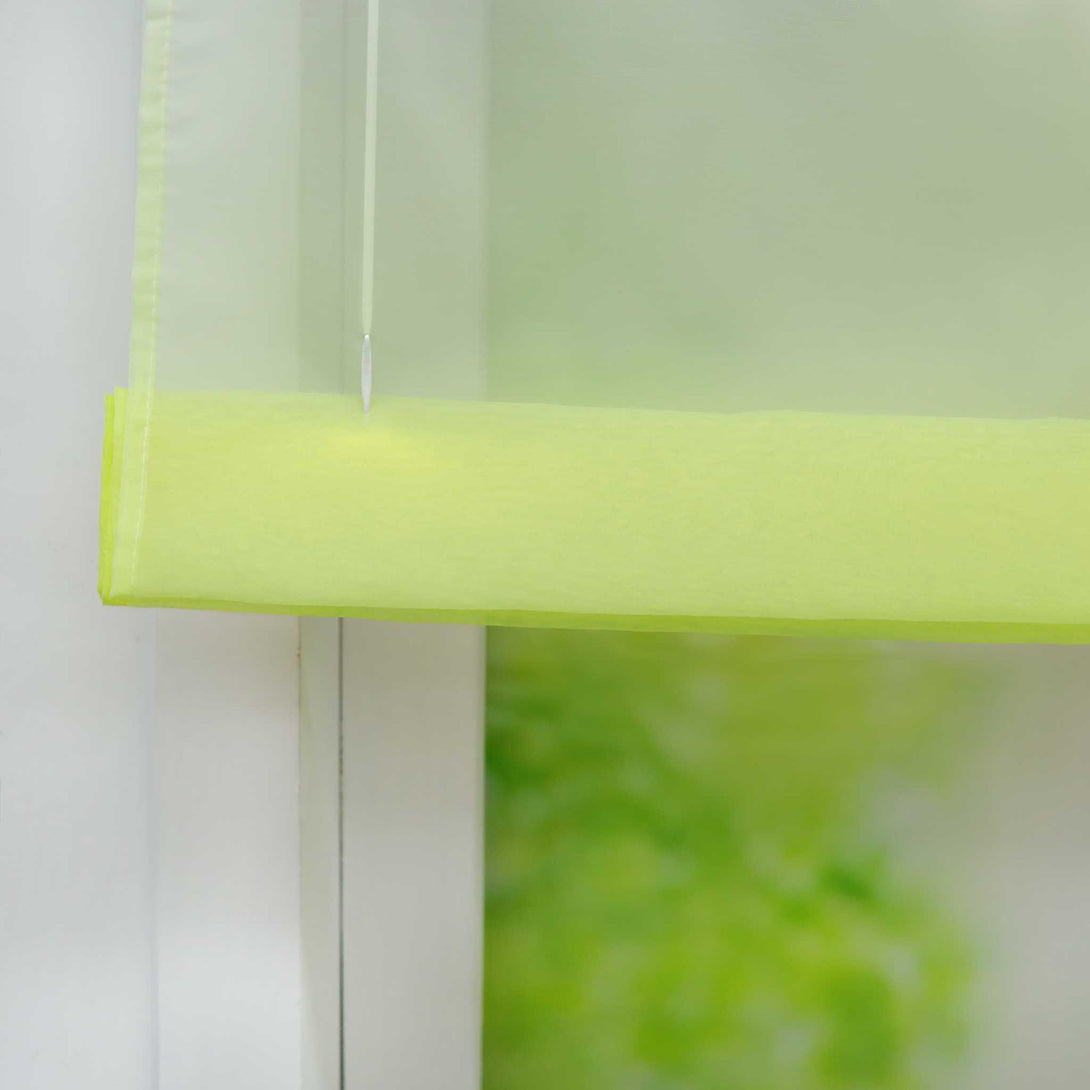 Rollos mit V-Haken Verlaufsfarbe Transparent Lichtfilterung Luftig 1 Stück - Joyswahl